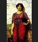 John William Godward Grecian Idyll painting